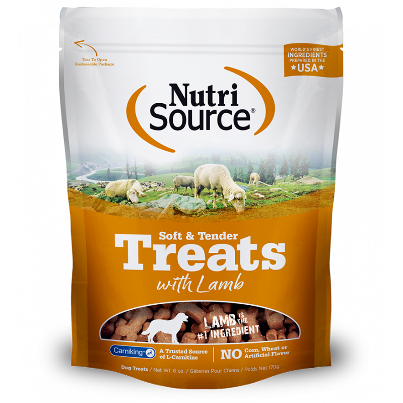 NUTRISOURCE SOFT & TENDER CORDERO TREATS
