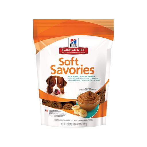 [3360] HILLS NATURAL SOFT SAVORIES MANTEQUILLA DE MANI Y BANAN