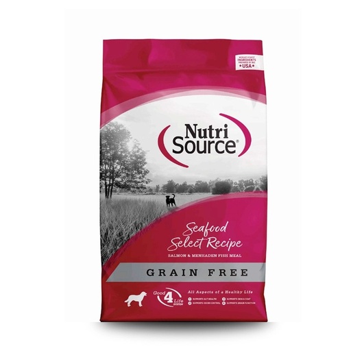 [BDD217X] NUTRISOURCE ADULT GRAIN FREE SEAFOOD 15 LBS
