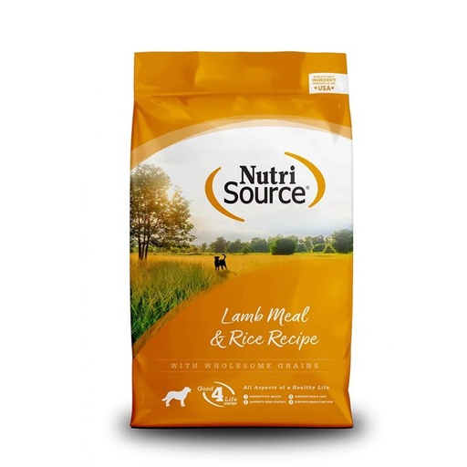 [BDD382X] NUTRISOURCE ADULT LAMB&RICE 15 LBS.