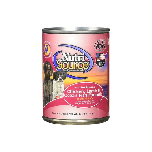 [BCD010] NUTRISOURCE LATA CHICKEN, LAMB & RICE 