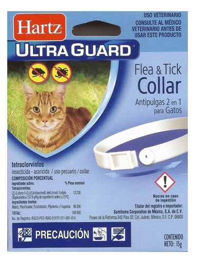 [94266] COLLAR HARTZ ANTIPULGAS GATO 