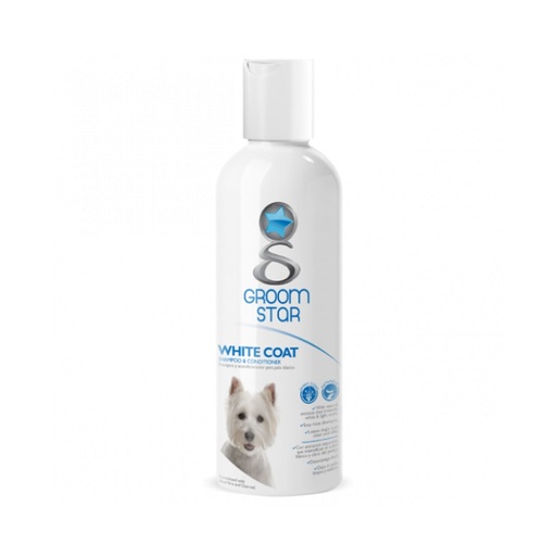 [VET010201] SHAMPOO GROOM STAR PELO BLANCO 480 ML 